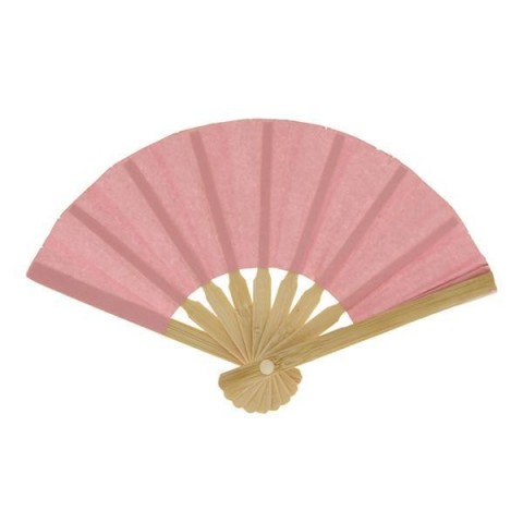 MINI VENTAGLIO H10 ROSA CARTA E LEGNO